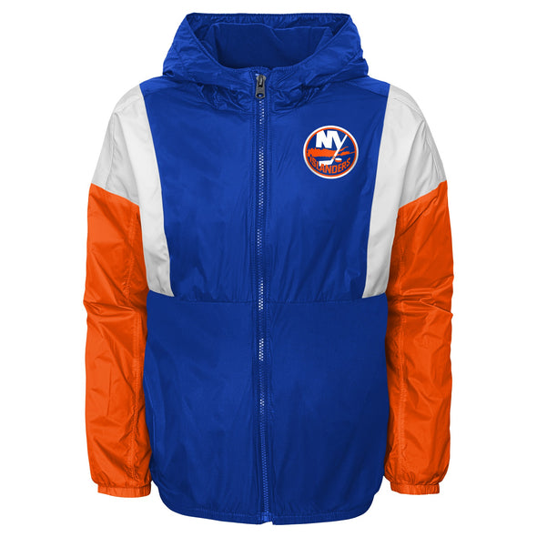 Outerstuff NHL Youth Boys New York Islanders Stadium Hooded Wind Breaker Jacket