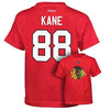 Reebok NHL Youth Chicago Blackhawks Patrick Kane #88 Tee, Red