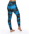 Zubaz Women's Carolina Panthers Team Colors Lava Legging