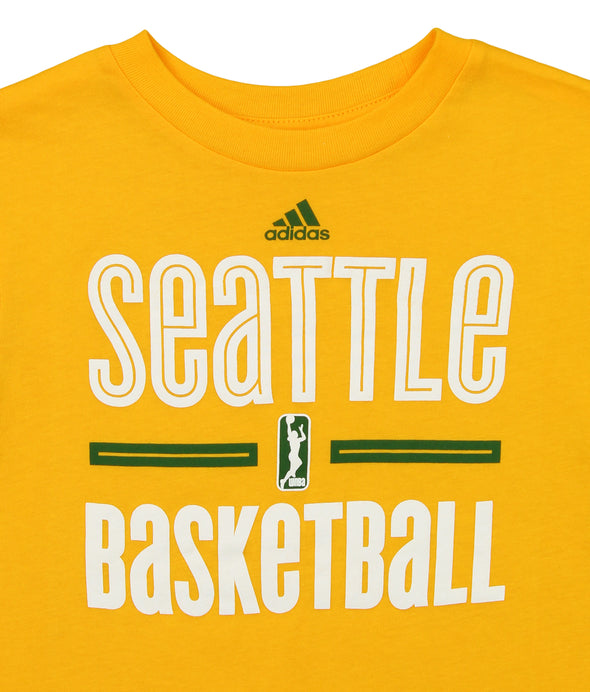 Outerstuff WNBA Kids Seattle Storm Practice Graphic Tee, Yellow