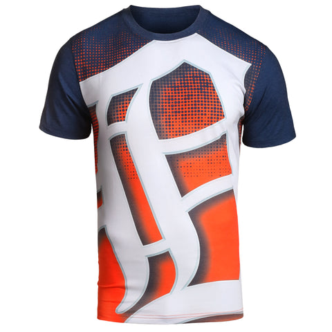 FOCO MLB Men's Detroit Tigers Big Logo Tee