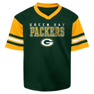 Outerstuff NFL Youth Boys Green Bay Packers Team Logo Knit Top Jersey