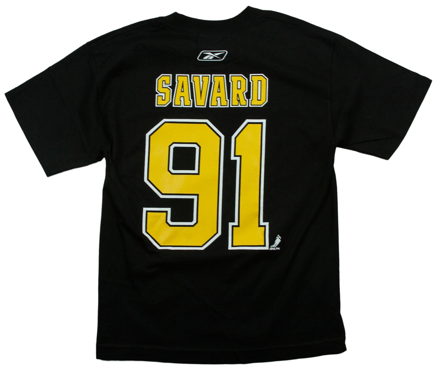 Reebok NHL Youth Boston Bruins Marc Savard Short Sleeve Player T-Shirt - Black - Medium (10-12)