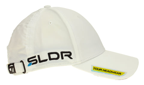 TaylorMade Golf Men's Tour Split Custom Adjustable Hat, White/Gray