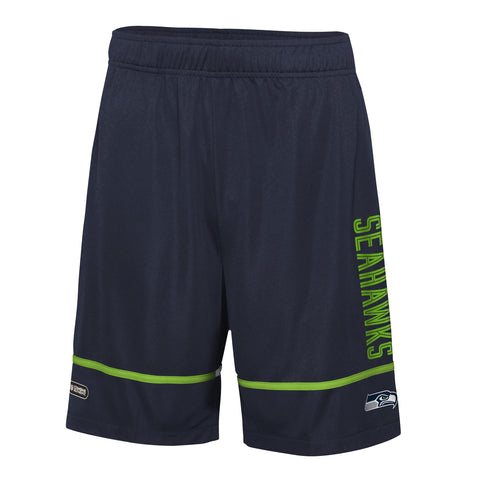 Outerstuff NFL Men's Seattle Seahawks Rusher Performance Shorts