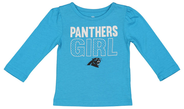 Outerstuff NFL Infant/Toddler Girls Carolina Panthers 3-Piece Set