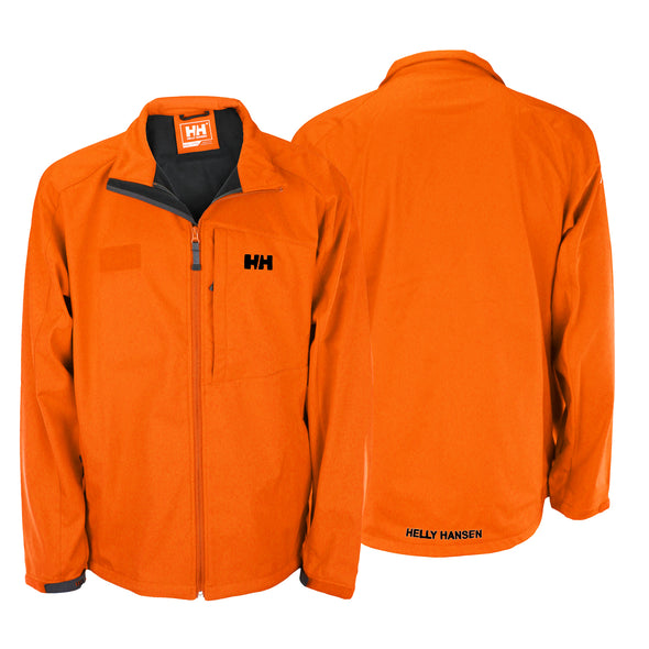 Helly Hansen Men's New Resort Softshell Jacket Coat - Orange & Red