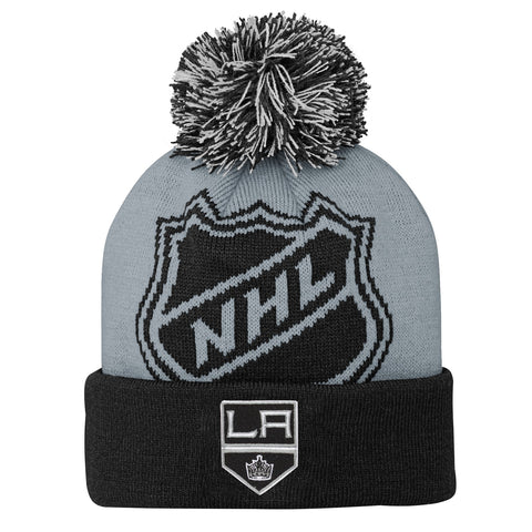 Outerstuff NHL Youth Boys Sacramento Kings Winter Pom Jacquard Cuff Beanie, One Size