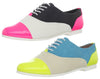 Steve Madden Taxxi Women's Casual Colorful Oxfords Flats Shoes, Color Options