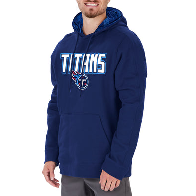 Zubaz Men's NFL Tennessee Titans Viper Print Hoodie