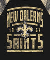 Zubaz NFL Men's New Orleans Saints Light Weight Pullover Hoodie with Static Sleeves