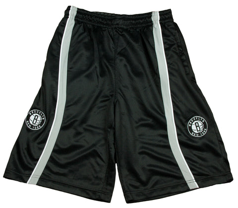 Zipway NBA Basketball Men's Brooklyn Nets Varsity Shorts, Black