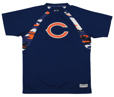 Zubaz NFL Men's Chicago Bears Camo Solid T-Shirt