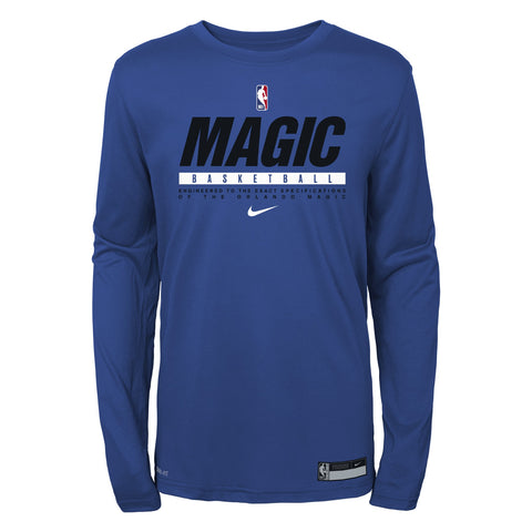 Nike NBA Youth (8-20) Orlando Magic Practice Long Sleeve T-Shirt