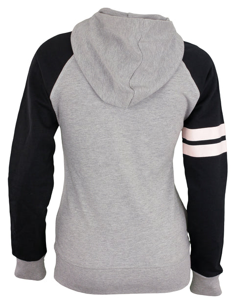 OuterStuff NHL Youth Girls Los Angeles Kings Diamond Etched Cowl Hoodie