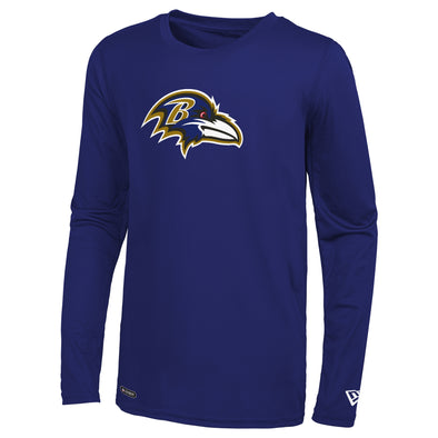 New Era NFL Men's Baltimore Ravens Stadium Logo Long Sleeve Performance Shirt