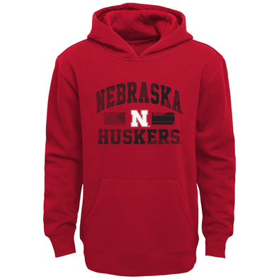 Outerstuff NCAA Youth (8-20) Nebraska Cornhuskers All for One Pullover Hoodie