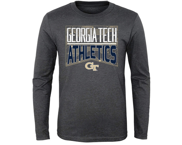 Outerstuff NCAA Youth (4-20) GA Tech Yellow Jackets Performance L/S Energy Tee