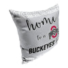 Northwest NCAA Ohio State Buckeyes Home Fan 2 Piece Throw Pillow Cover