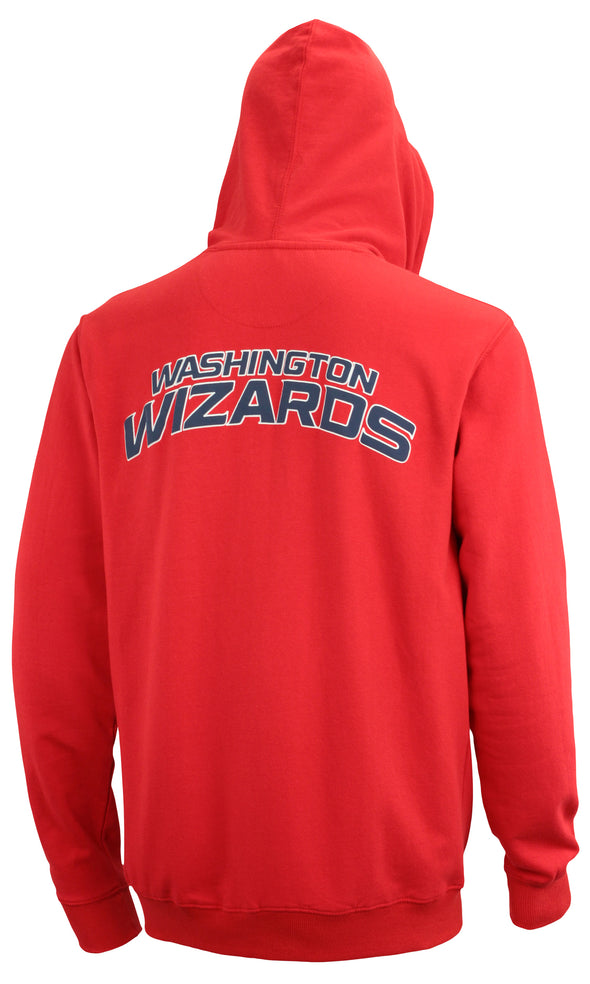 FISLL NBA Men's Washington Wizards Team Color Premium Fleece Hoodie