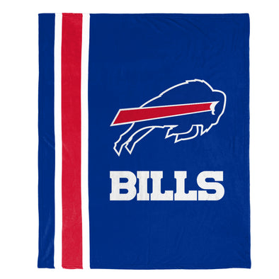 FOCO NFL Buffalo Bills Plush Soft Micro Raschel Throw Blanket, 50 x 60