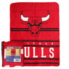 Northwest NBA Chicago Bulls Dual Vision 45 X 60 Silk Touch Throw Blanket