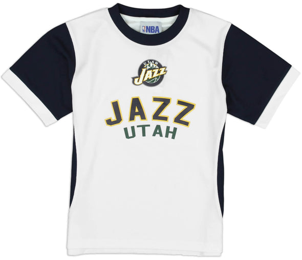 Outerstuff NBA Basketball Kids / Youth Utah Jazz PlayDry Shirt - White