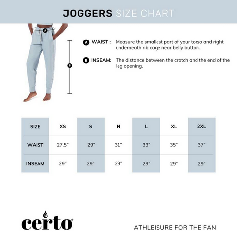 Certo By Northwest NFL Women's Los Angeles Rams Phase Jogger, Charcoal