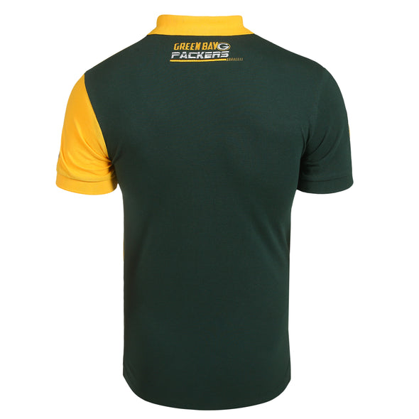 FOCO NFL Men's Green Bay Packers Rugby Polo Shirt
