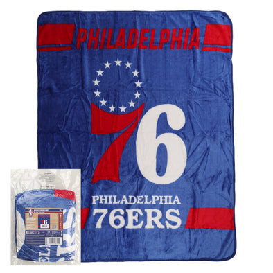 Northwest NBA Philadelphia 76Ers Legion Raschel Throw, 50" x 60"