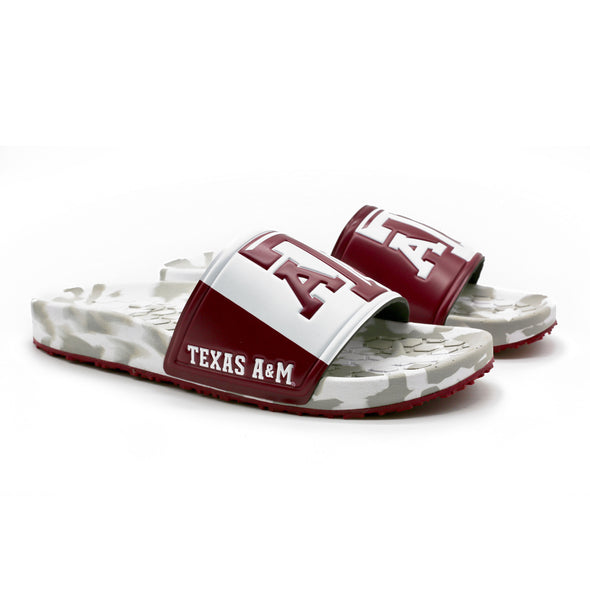 Hype Co College NCAA Unisex Texas A&M Aggies Sandal Slides