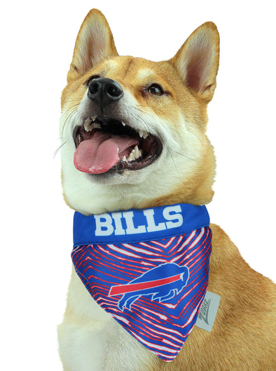 Zubaz X Pets First NFL Buffalo Bills Reversible Bandana For Dogs & Cats