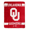 Northwest NCAA Oklahoma Sooners Legion Raschel Throw, 50" x 60"