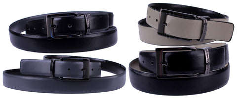 Stacy Adams 6-186 Twist Reversible Mens Adjustable Belt with Laser Engraved Detail