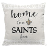 Northwest NFL New Orleans Saints Sweet Home Fan 2 Piece Throw Pillow Cover, 18x18