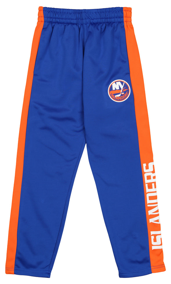 Outerstuff NHL Youth Boys (8-20) New York Islanders Side Stripe Slim Fit Performance Pant