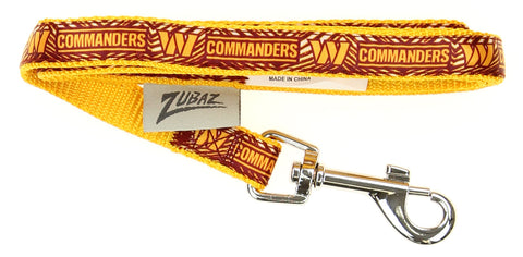 Zubaz X Pets First NFL Washington Football Commanders Team Logo Leash For Dogs