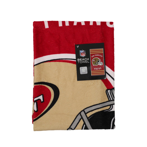 Northwest NFL San Francisco 49Ers "Stripes" Beach Towel, 30" x 60"