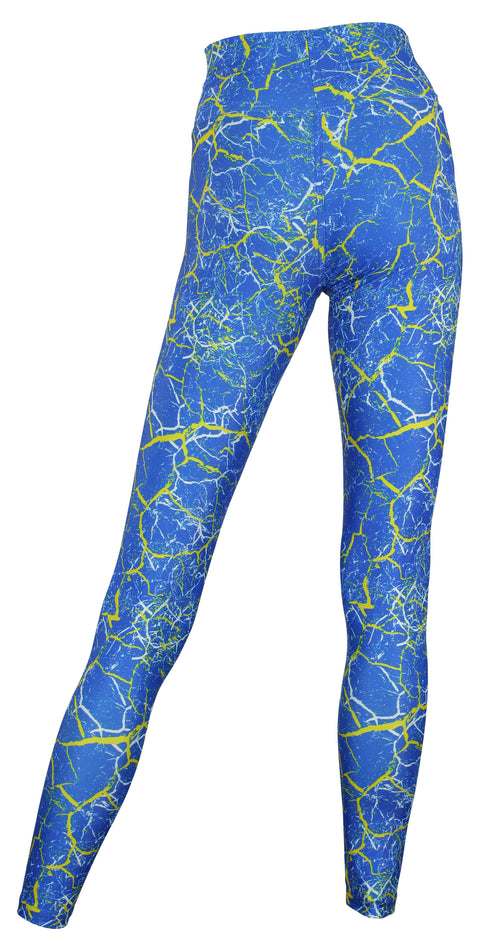 Zubaz NFL Women's Los Angeles Rams Marble Leggings