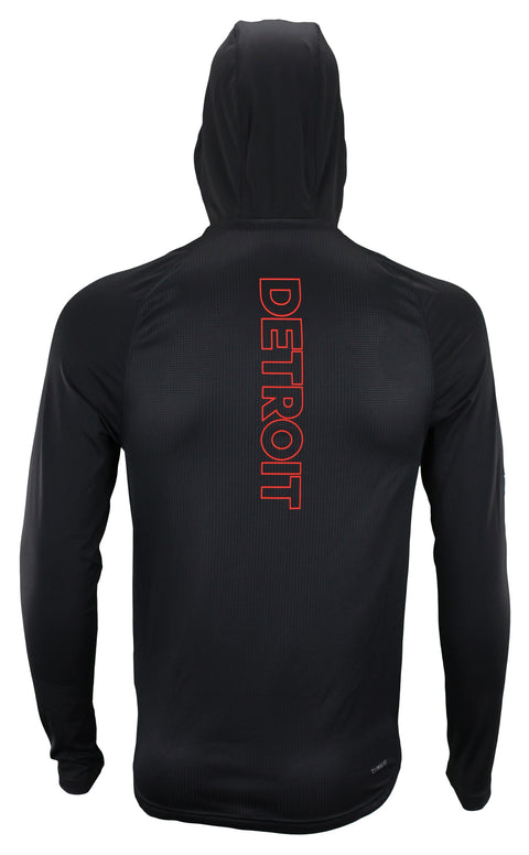 Adidas NHL Men's Detroit Red Wings 2017 Authentic Training Hooded Sweatshirt