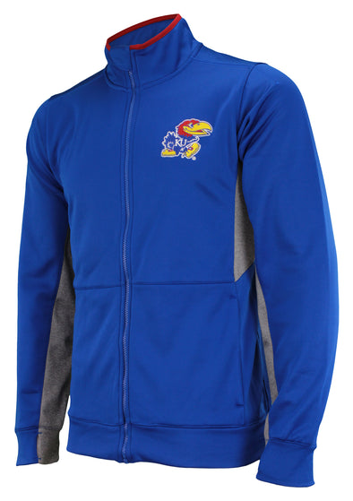 NCAA Men's First String Full Zip Jacket, Kansas Jayhawks