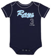 Outerstuff Tampa Bay Rays Evan Longoria #3 MLB Newborn Infant Bodysuit, Blue