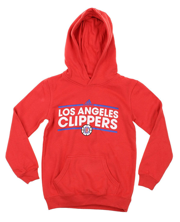 Adidas NBA Youth Los Angeles Clippers Dassler Fleece Hoodie, Red