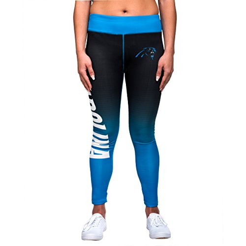 Forever Collectibles NFL Women's Carolina Panthers Gradient 2.0 Wordmark Legging