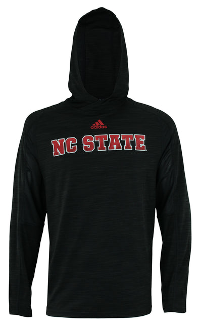 Adidas NCAA Men's NC State Wolfpack Long Sleeve Training Hoodie, Black