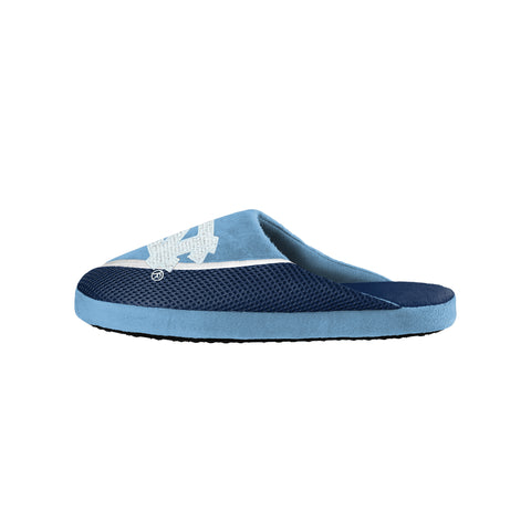FOCO NCAA Men's North Carolina Tar Heels 2022 Big Logo Color Edge Slippers