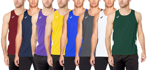 ASICS Men's Team Sweep Singlet Top, Color Options