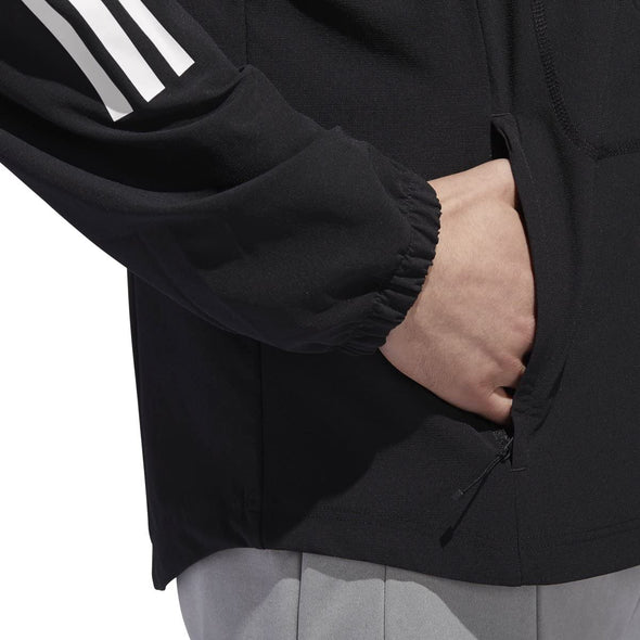adidas Men's Athletics Id 1/2 Zip Woven Shell Jacket, Black, Large