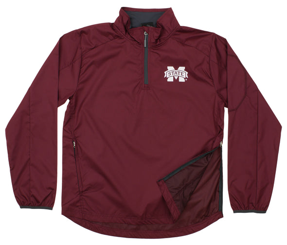 Outerstuff NCAA Men's Mississippi State Bulldogs Apex 1/4 Zip Pullover Jacket