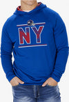 Zubaz New York Giants NFL Men's Lightweight Hoodie With Static Hood Liner